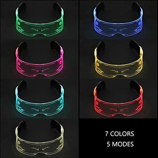 LED Glasses - 7 Colors & 5 Modes
